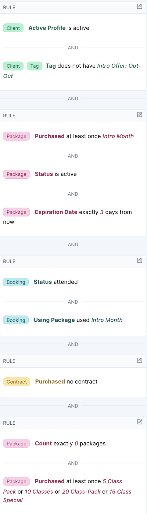 Example Intro Offer - Expiration - Future Screen Shot